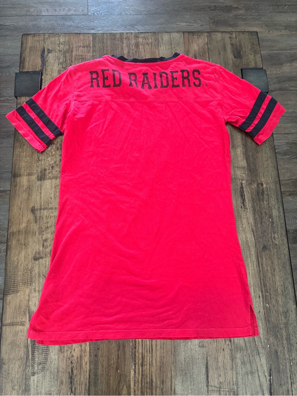 Emerson Street Clothing Co. Texas Tech Red Raiders Tee Dress Small Sleep Shirt - Picture 7 of 10
